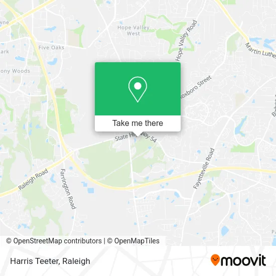 Harris Teeter map