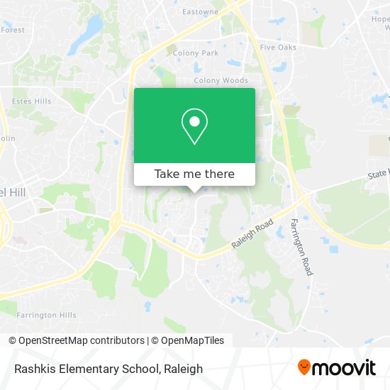 Rashkis Elementary School map