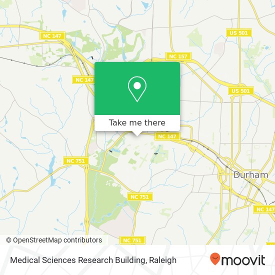 Medical Sciences Research Building map