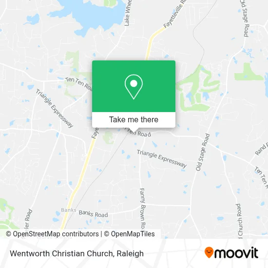 Wentworth Christian Church map