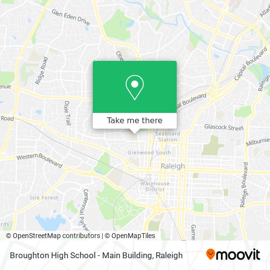 Broughton High School - Main Building map