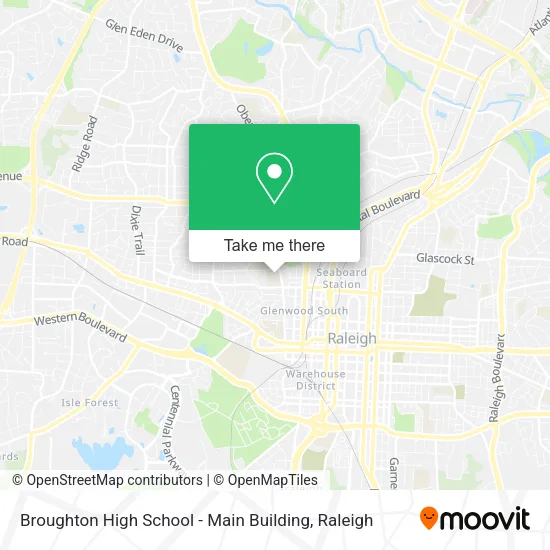 Mapa de Broughton High School - Main Building