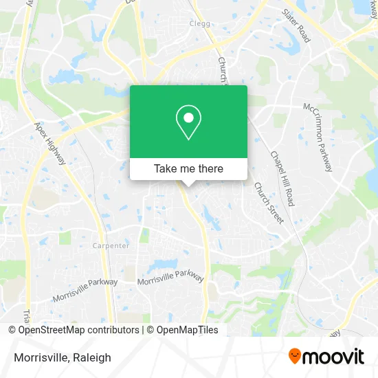 Morrisville map