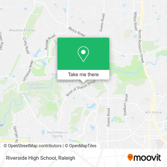 Riverside High School map