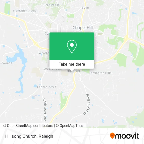 Hillsong Church map