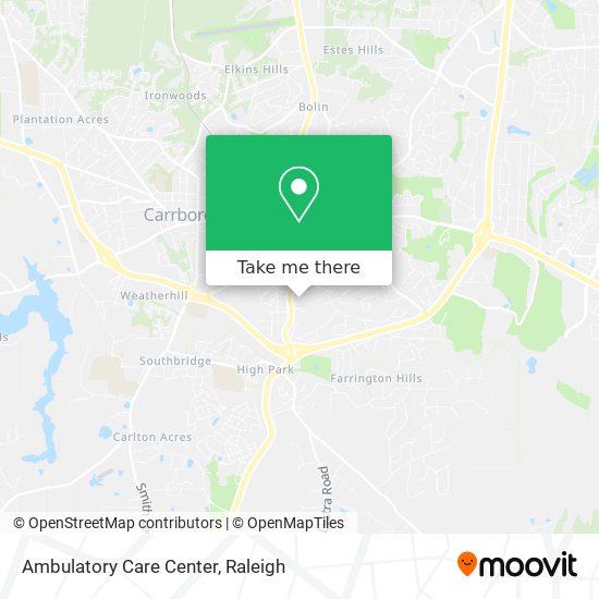 Ambulatory Care Center map