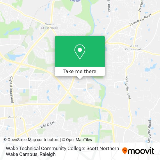 Mapa de Wake Technical Community College: Scott Northern Wake Campus