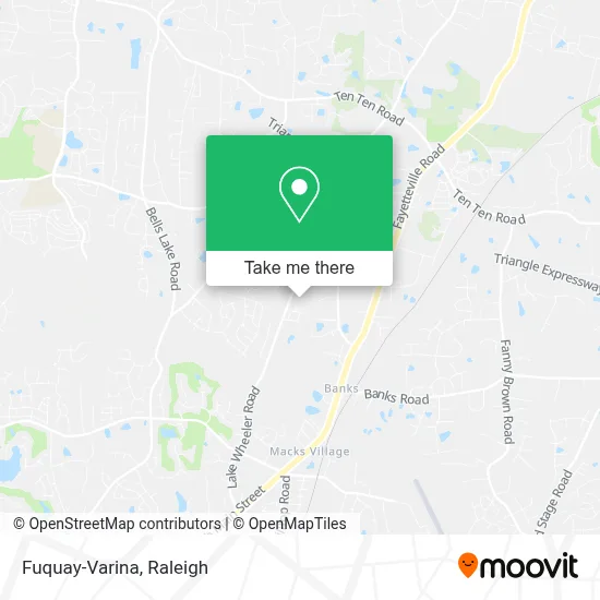 Mapa de Fuquay-Varina