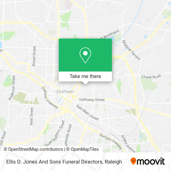 Ellis D. Jones And Sons Funeral Directors map