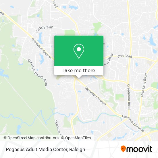 Pegasus Adult Media Center map
