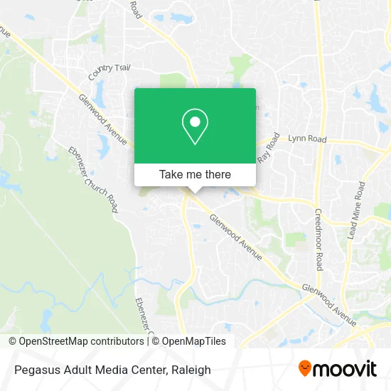 Mapa de Pegasus Adult Media Center