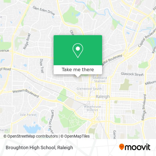 Mapa de Broughton High School