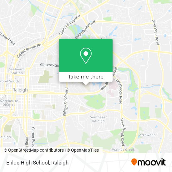 Mapa de Enloe High School