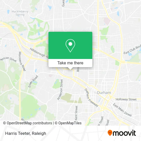 Mapa de Harris Teeter