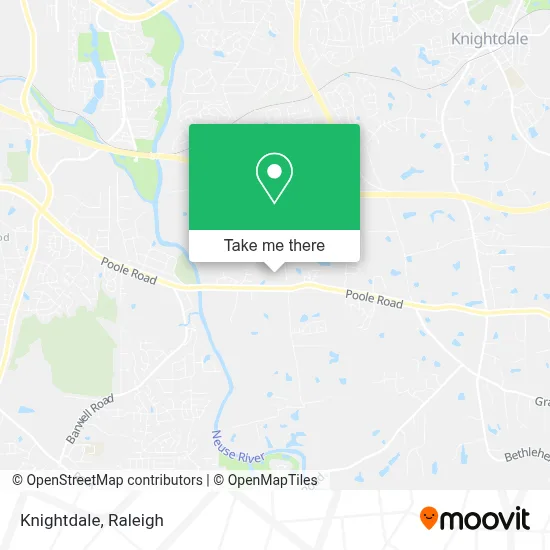 Mapa de Knightdale
