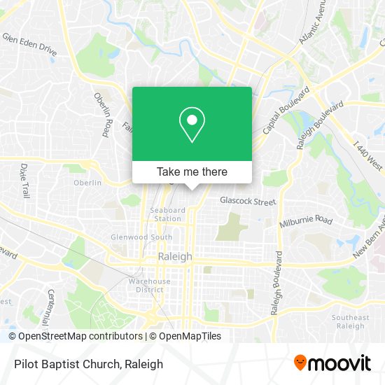Mapa de Pilot Baptist Church