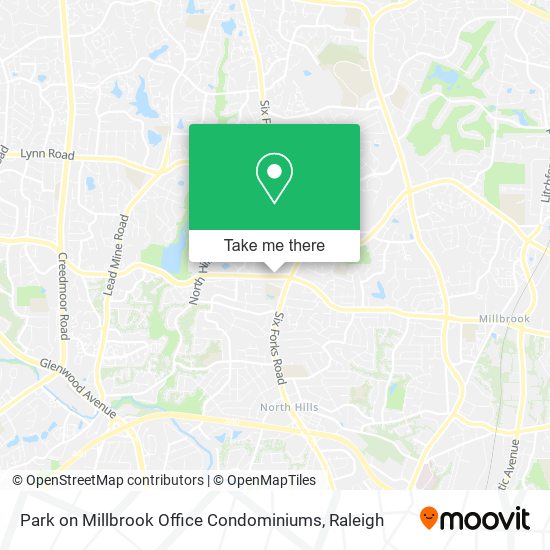 Park on Millbrook Office Condominiums map