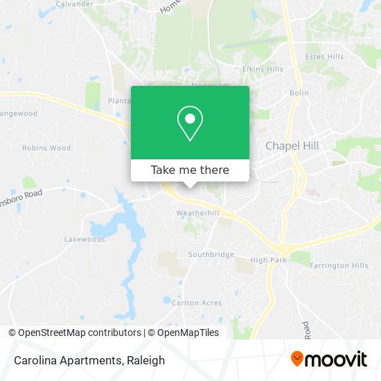 Carolina Apartments map