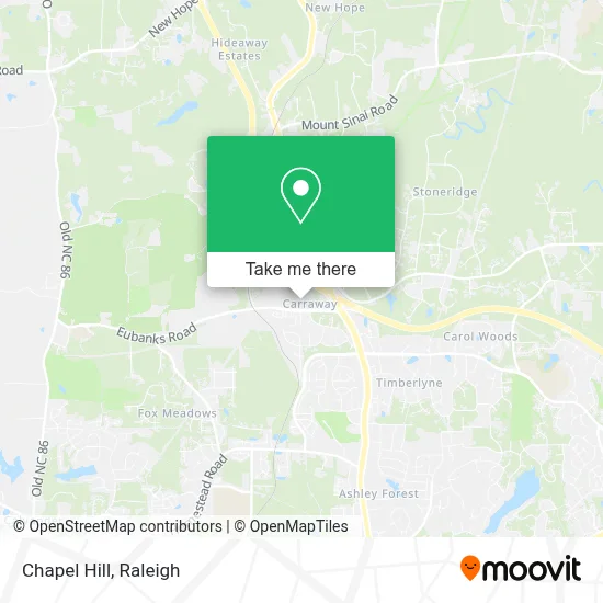 Chapel Hill map