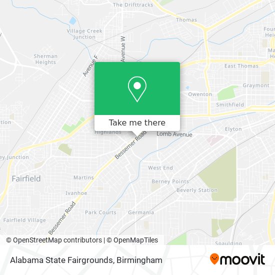 Alabama State Fairgrounds map