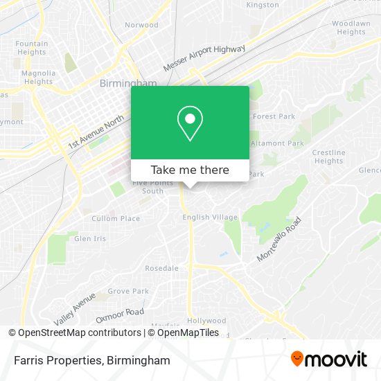 Farris Properties map
