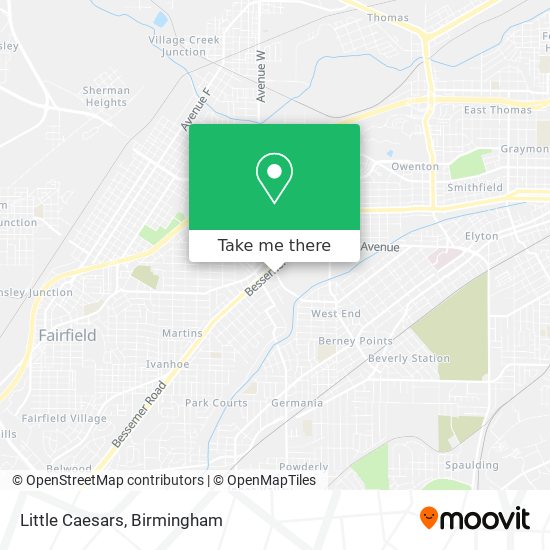 Mapa de Little Caesars