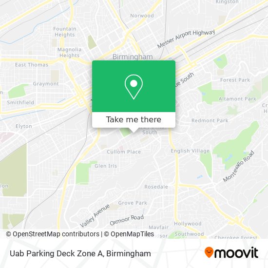Mapa de Uab Parking Deck Zone A