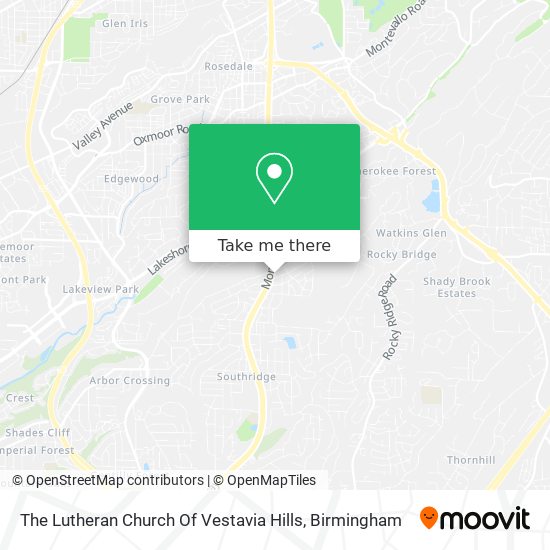 Mapa de The Lutheran Church Of Vestavia Hills