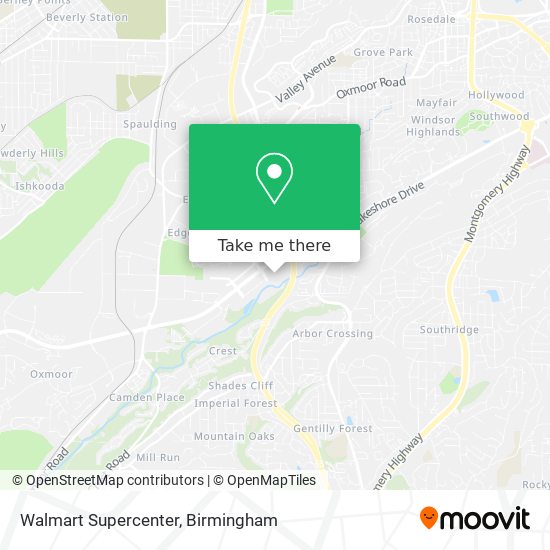 Walmart Supercenter map