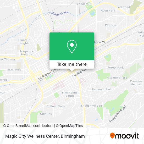Magic City Wellness Center map