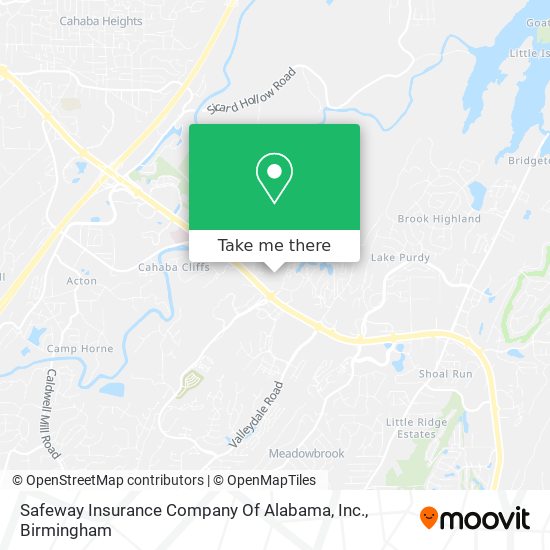 Safeway Insurance Company Of Alabama, Inc. map