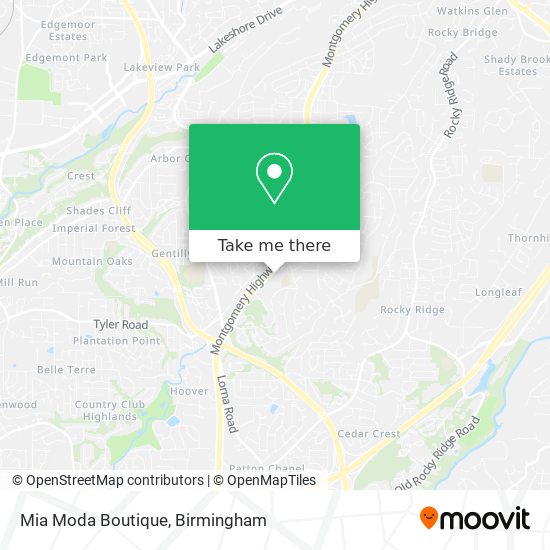 Mapa de Mia Moda Boutique
