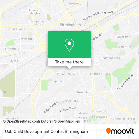 Uab Child Development Center map