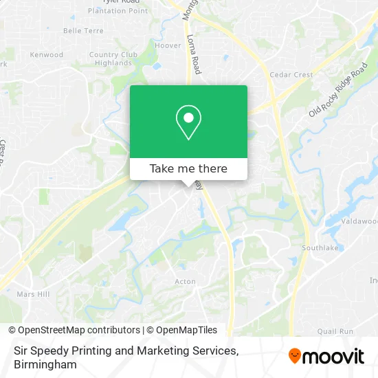 Mapa de Sir Speedy Printing and Marketing Services
