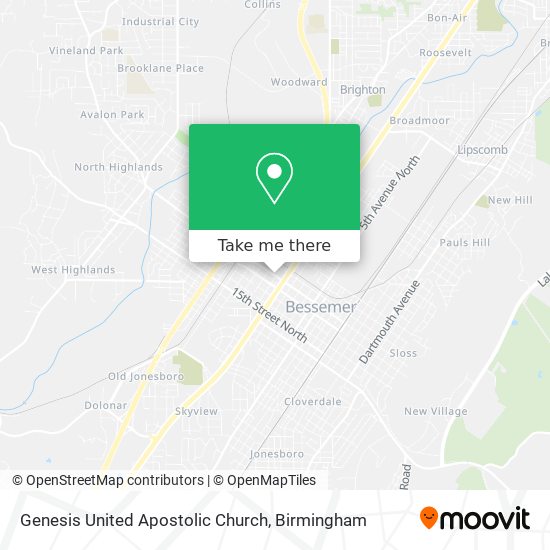 Genesis United Apostolic Church map