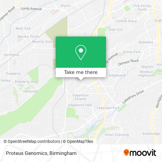 Mapa de Proteus Genomics