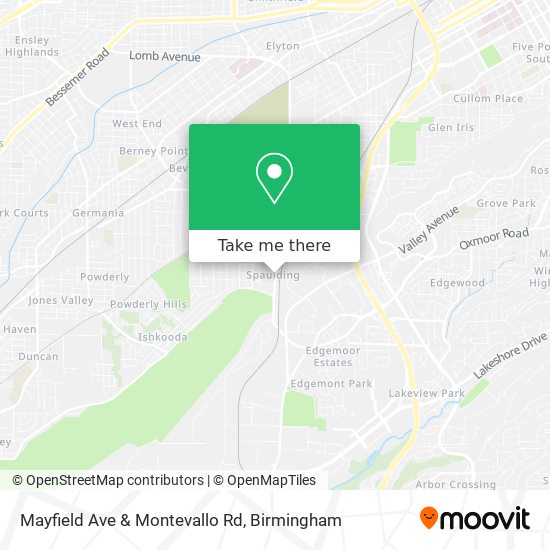 Mapa de Mayfield Ave & Montevallo Rd