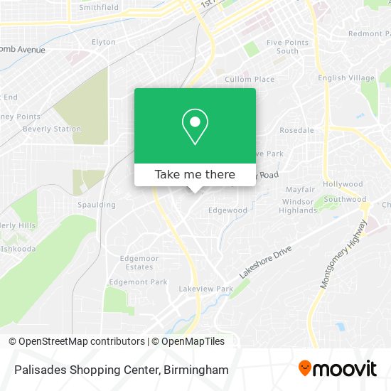 Mapa de Palisades Shopping Center