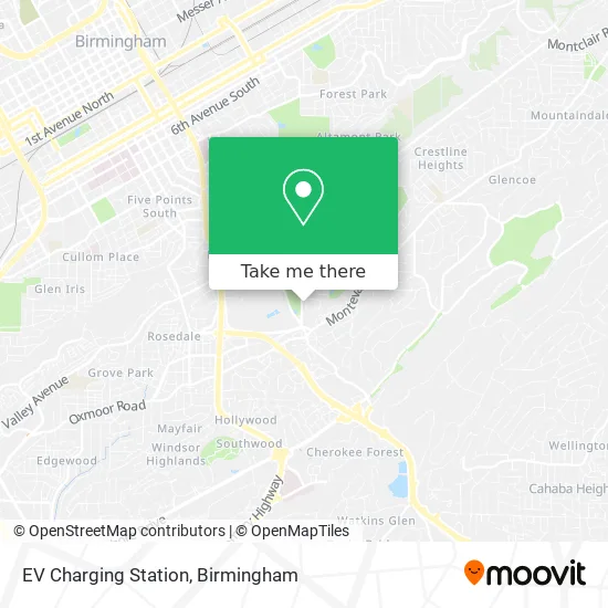 EV Charging Station map
