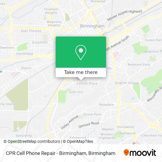 Mapa de CPR Cell Phone Repair - Birmingham