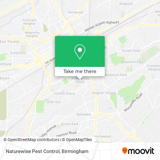 Naturewise Pest Control map