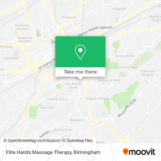 Mapa de Elite Hands Massage Therapy
