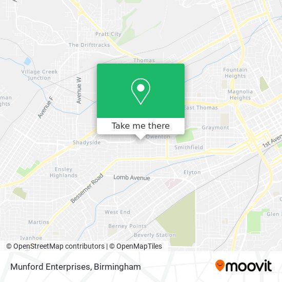 Munford Enterprises map