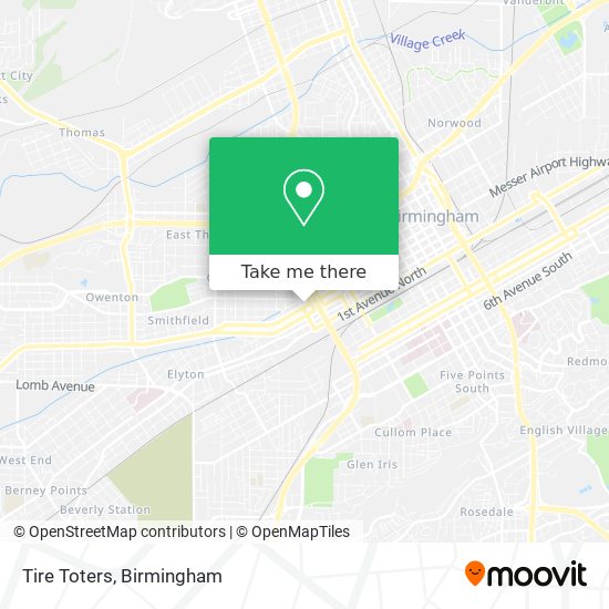 Tire Toters map