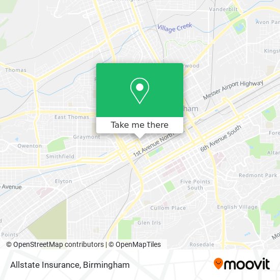 Allstate Insurance map