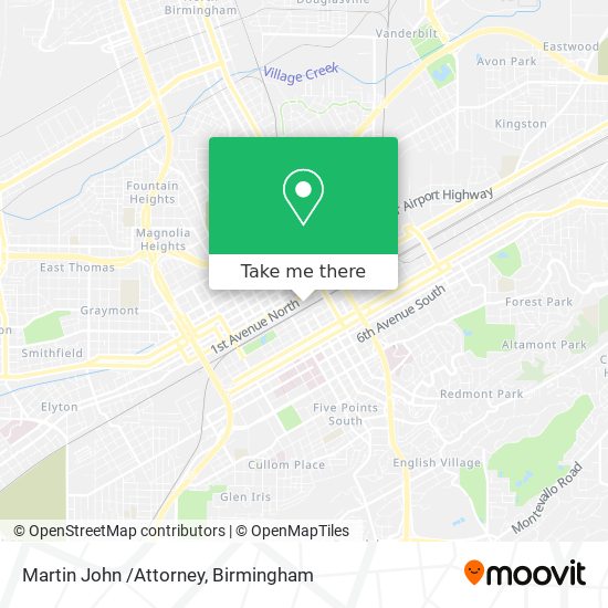 Martin John /Attorney map