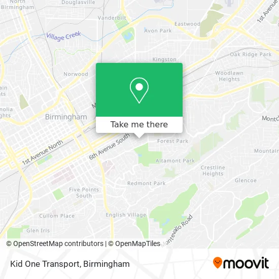Kid One Transport map