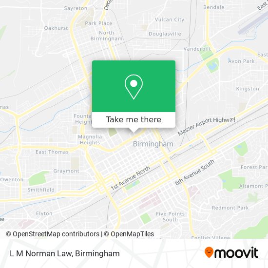 Mapa de L M Norman Law
