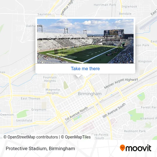 Protective Stadium map