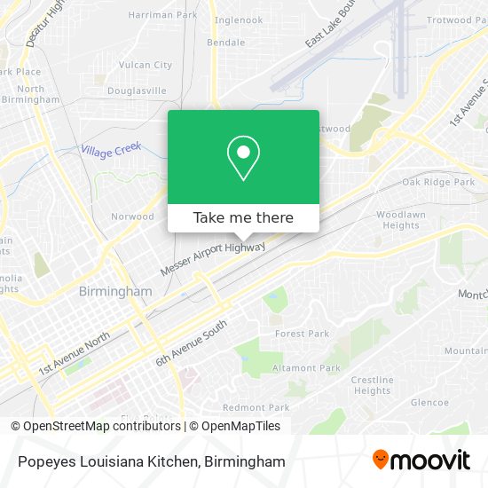 Popeyes Louisiana Kitchen map